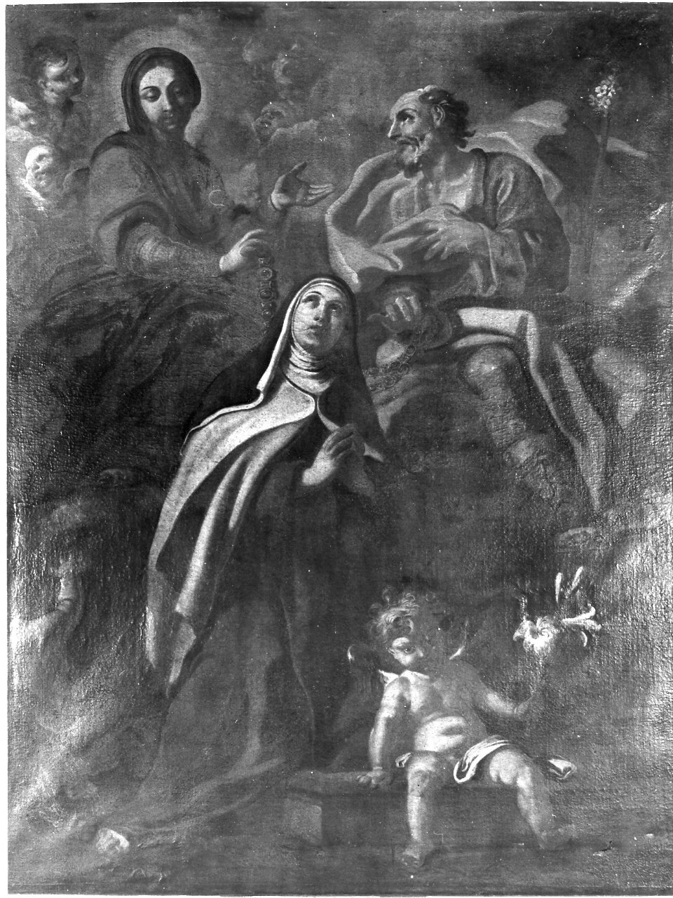 Santi (dipinto) - ambito campano (seconda metà sec. XVII)