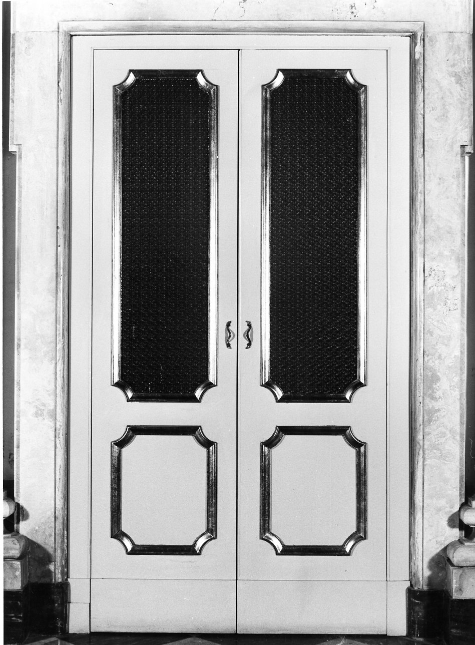 porta - a due battenti, serie - bottega napoletana (ultimo quarto sec. XIX)