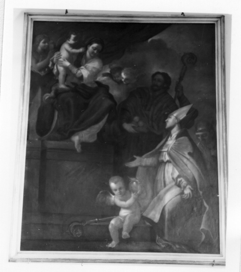 Madonna con Bambino e Santi (dipinto) - ambito campano (prima metà sec. XVIII)