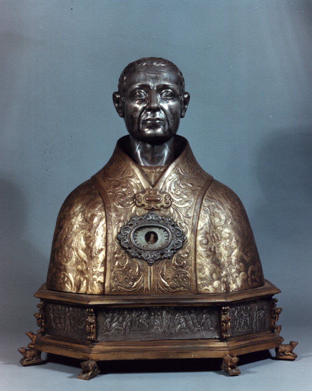 San Gennaro (reliquiario - a busto) - bottega napoletana (secondo quarto, prima metà sec. XVII, sec. XIX)