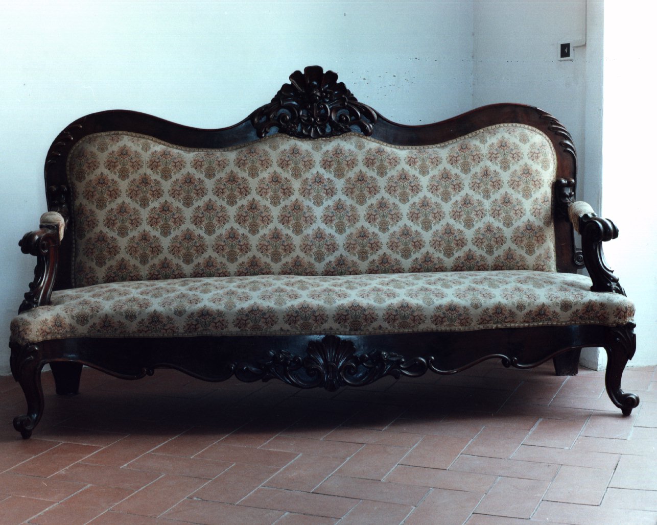divano - bottega napoletana (metà sec. XIX)