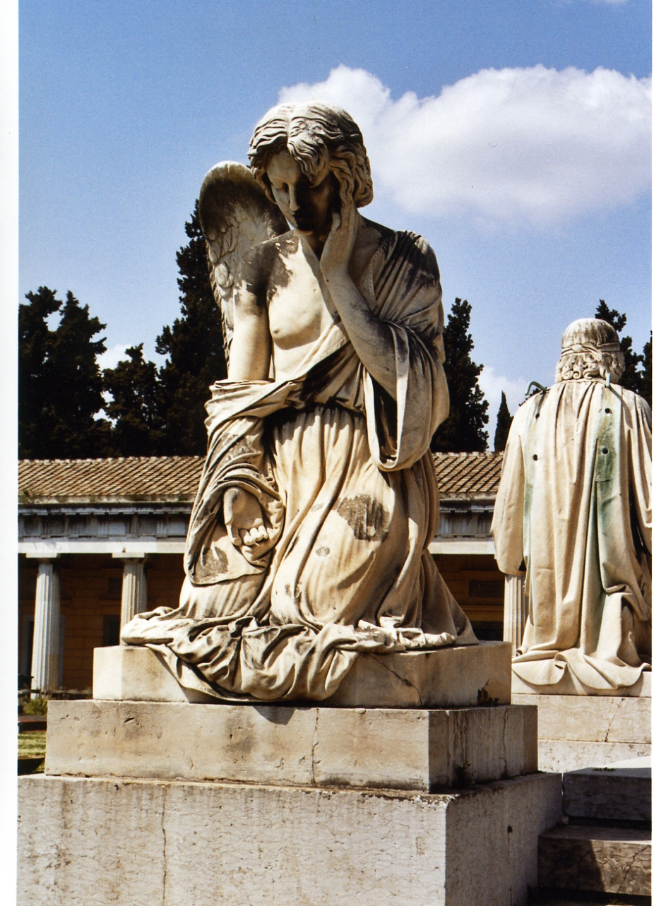 angelo (statua) di Angelini Tito (e aiuti) (sec. XIX)