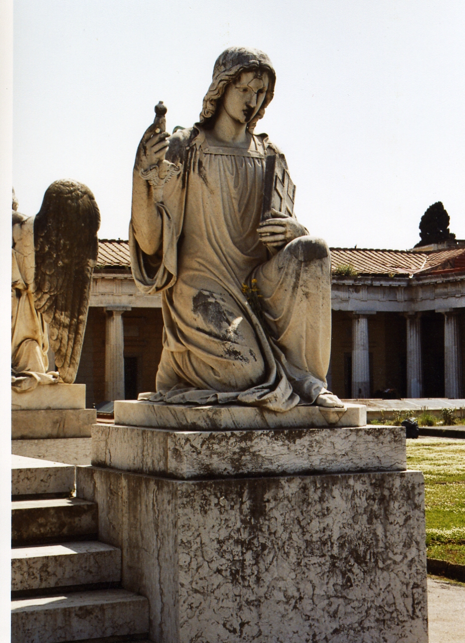 angelo (statua, elemento d'insieme) di Angelini Tito (e aiuti) (sec. XIX)