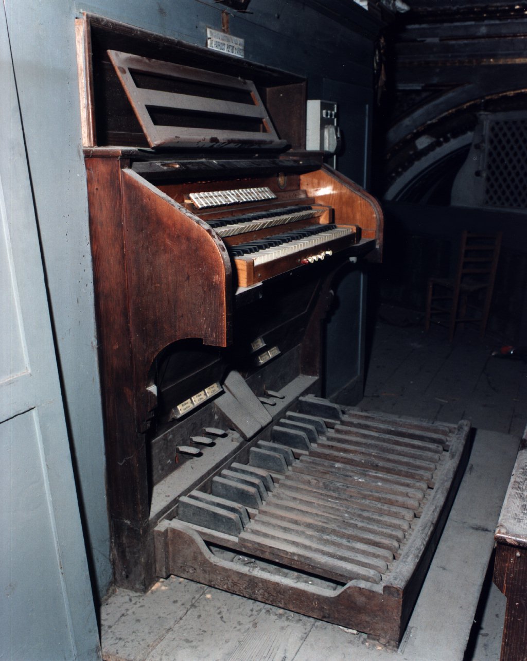 organo, elemento d'insieme - bottega napoletana (prima metà sec. XVIII)