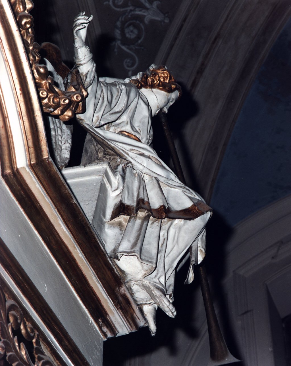 angelo (decorazione, elemento d'insieme) - bottega napoletana (sec. XIX)