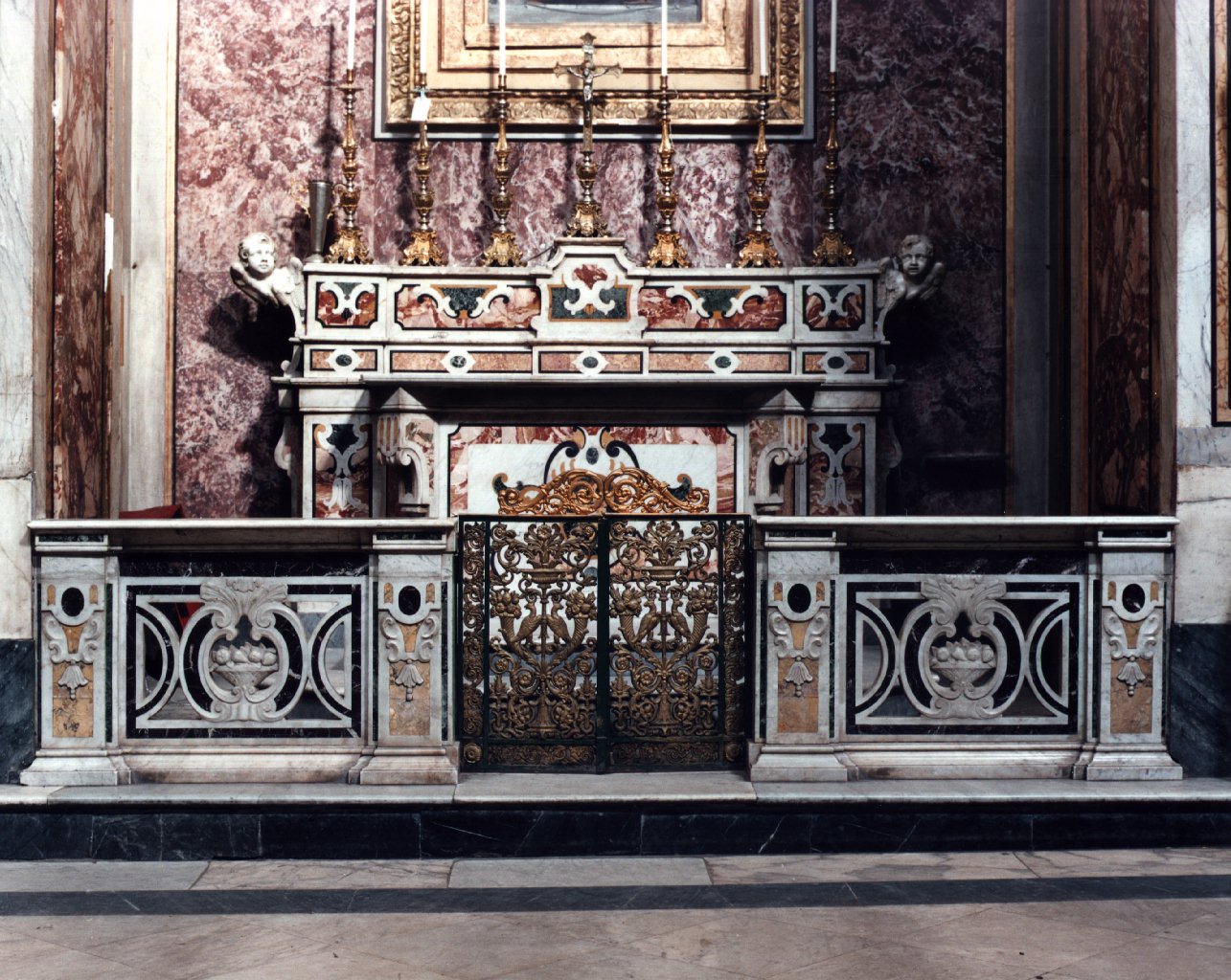 balaustrata - bottega napoletana (seconda metà sec. XIX)