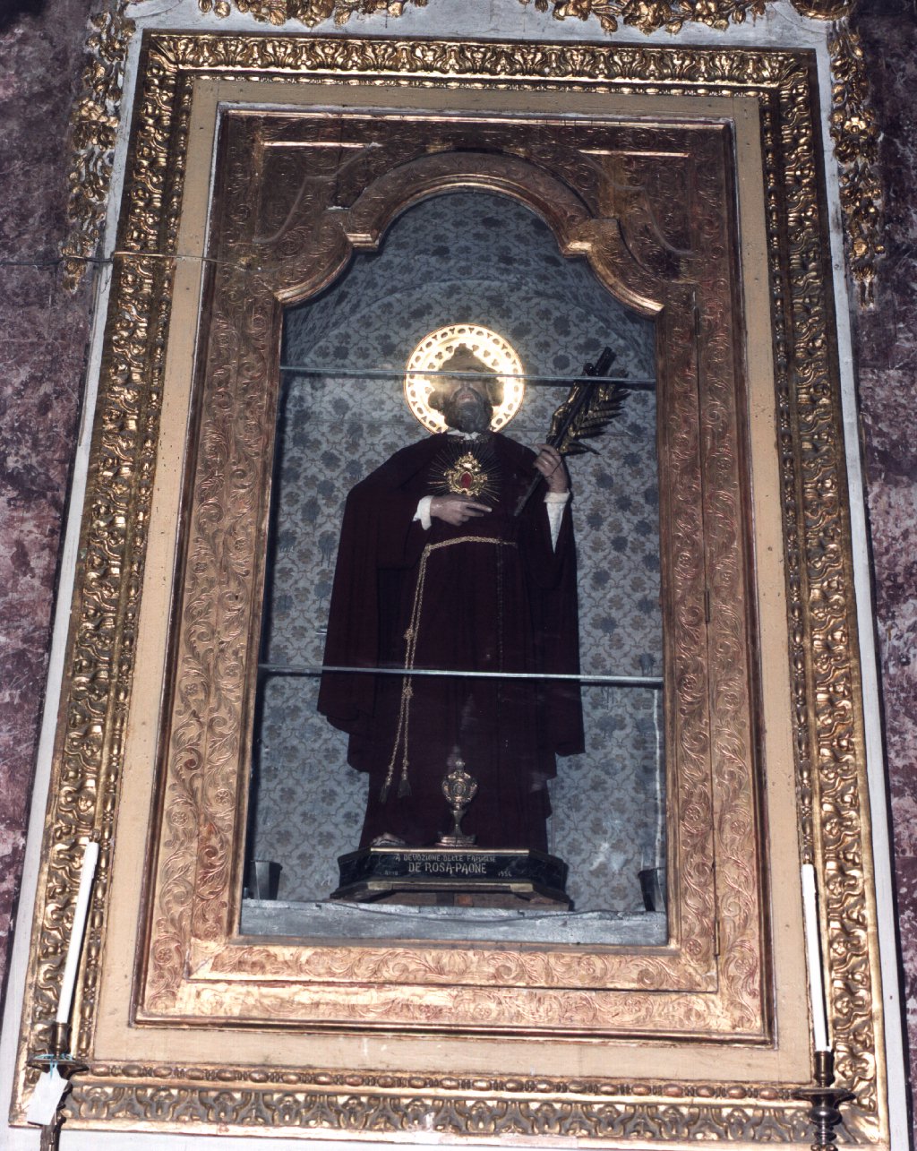 anta, elemento d'insieme - bottega napoletana (sec. XVIII)