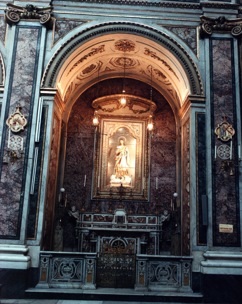 motivi decorativi (decorazione plastica) - bottega napoletana (seconda metà sec. XIX)