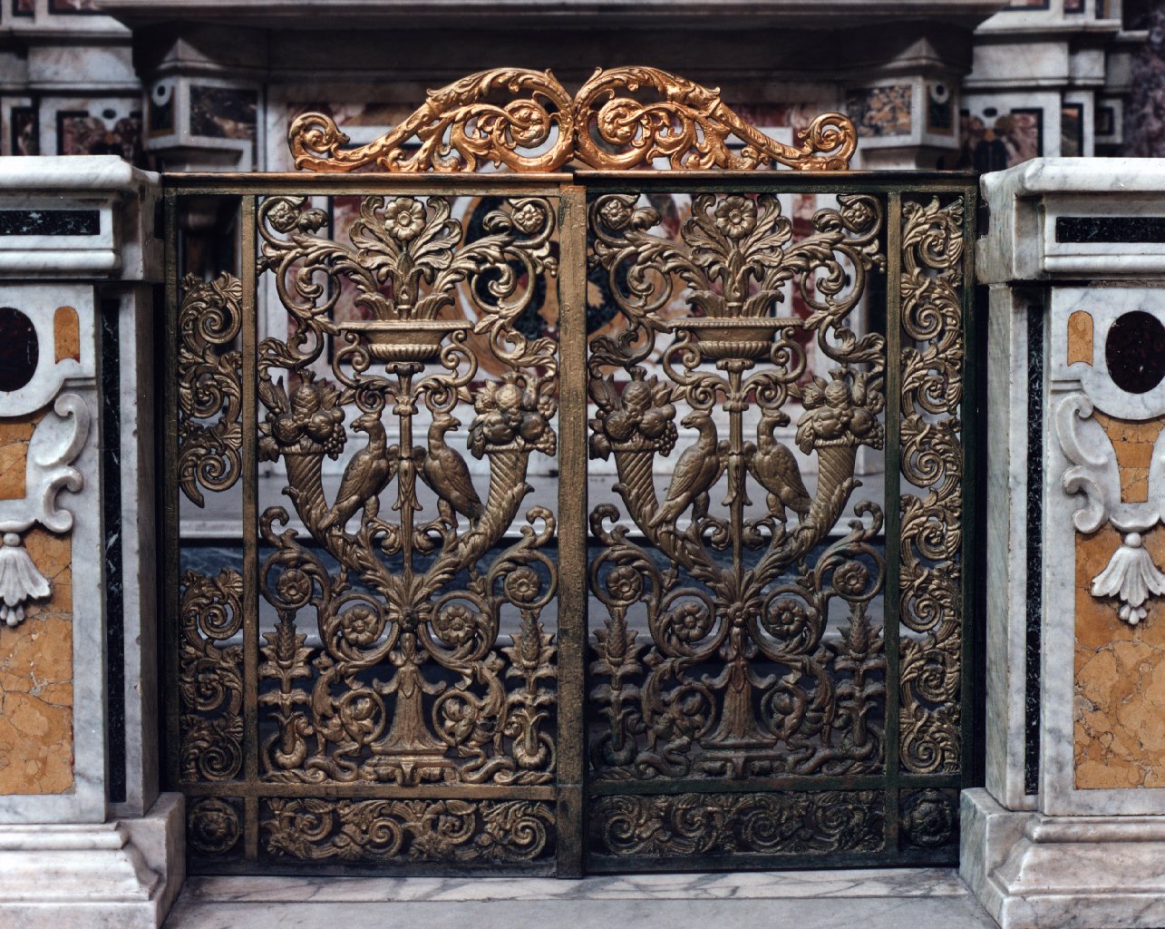 cancello di balaustrata - bottega napoletana (seconda metà sec. XIX)