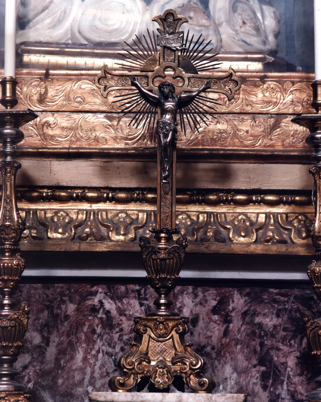 croce d'altare - bottega napoletana (sec. XVIII)