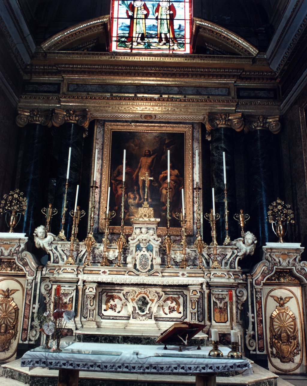 mostra architettonica d'altare di Giudice Giuseppe, Di Rosa Matteo (seconda metà, seconda metà sec. XVIII, sec. XIX)