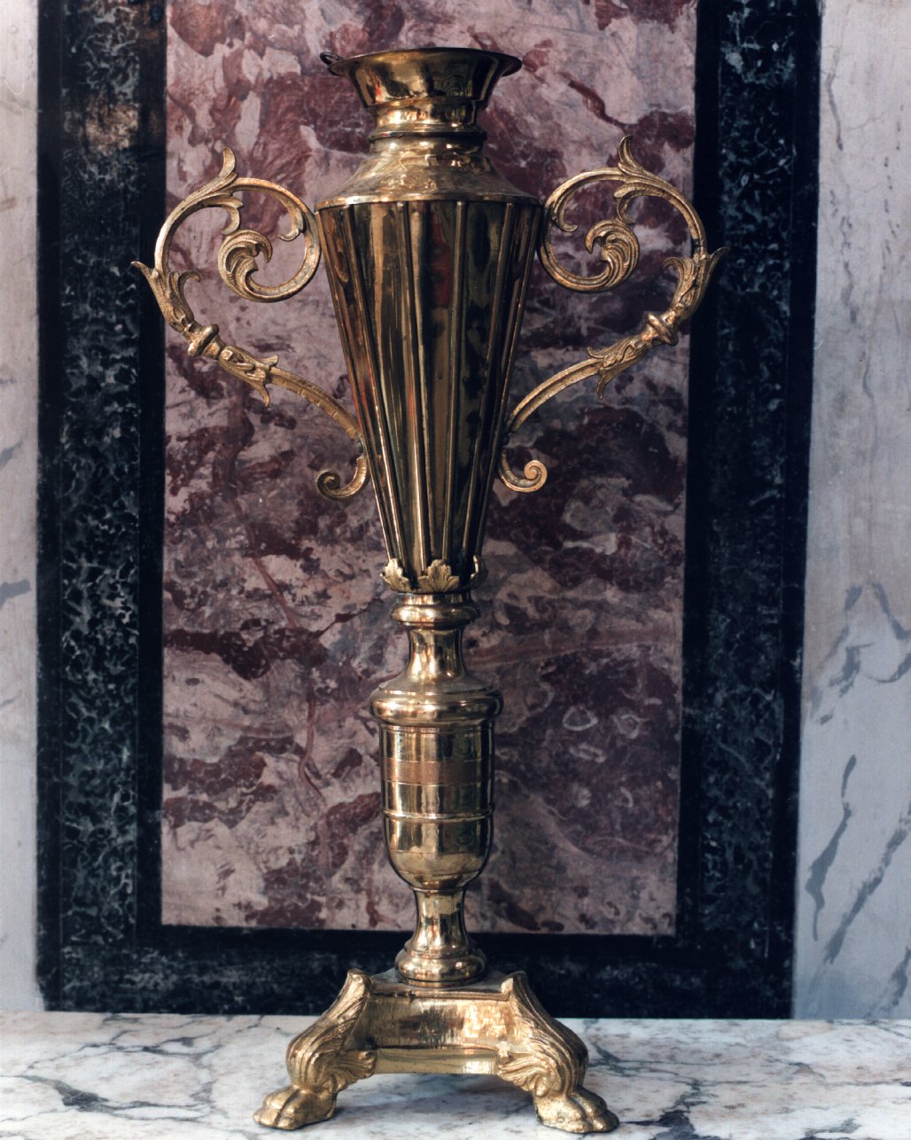 vaso d'altare, serie - bottega napoletana (sec. XIX)