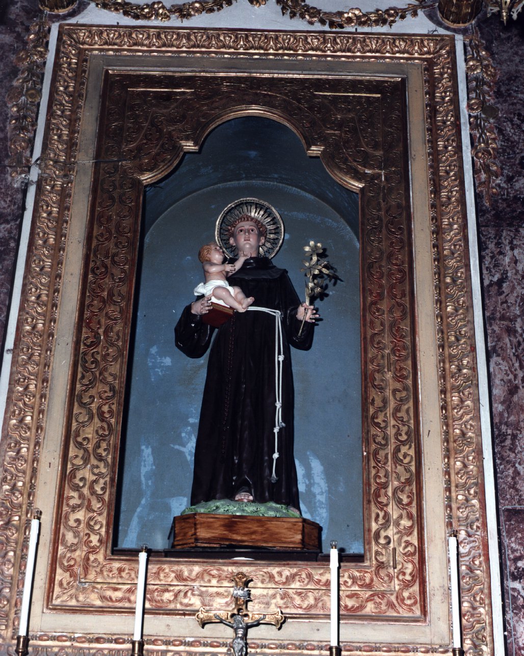 anta, elemento d'insieme - bottega napoletana (sec. XVIII)