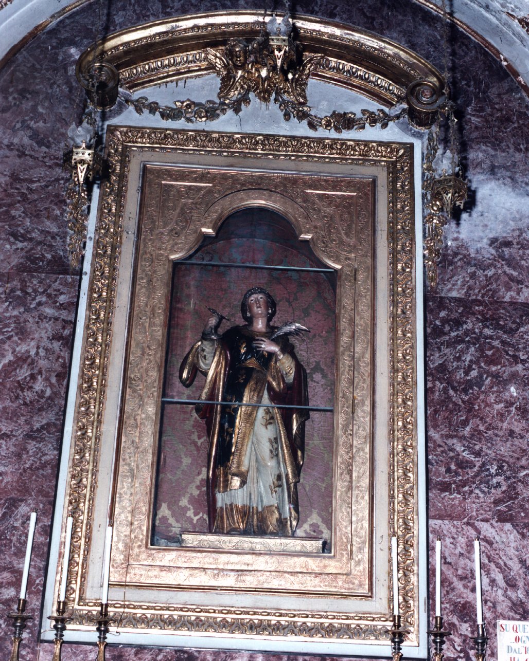 Santa Lucia (statua) - bottega napoletana (seconda metà sec. XVII)