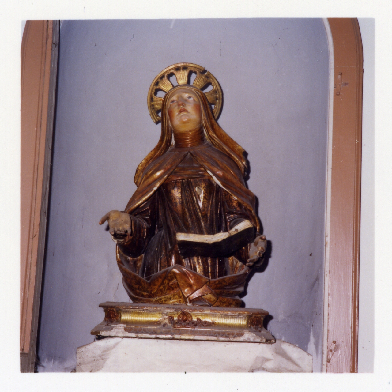 Santa Teresa d'Avila (busto) - bottega napoletana (prima metà sec. XIX)