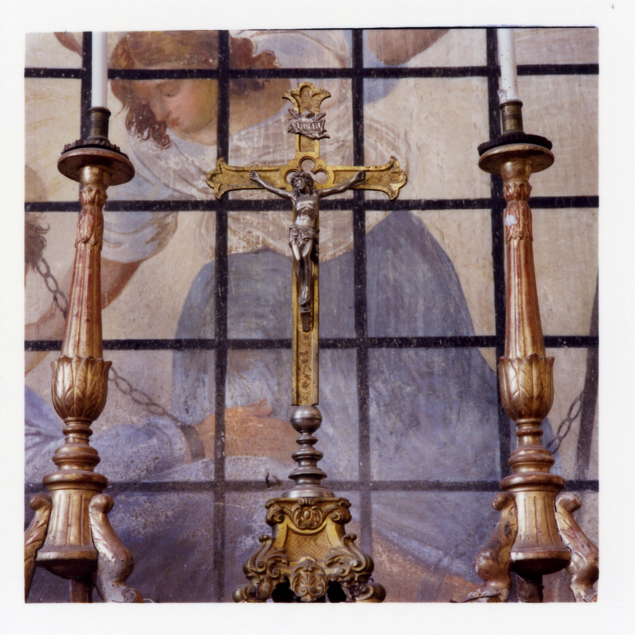 croce d'altare - bottega napoletana (seconda metà sec. XIX)