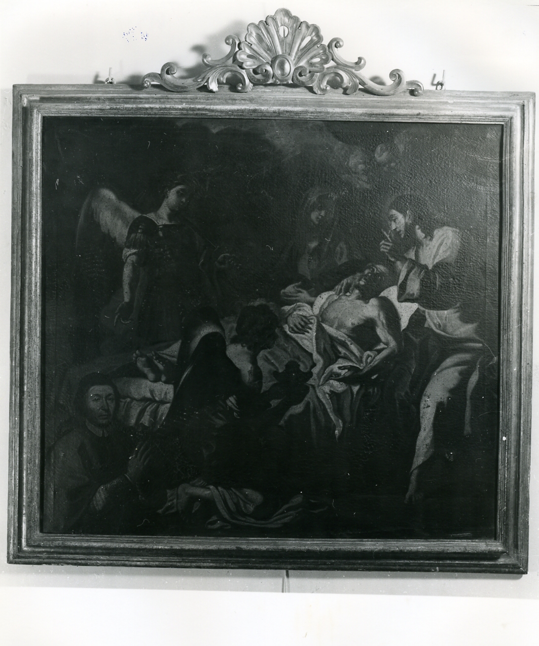 morte di San Giuseppe (dipinto) di Solimena Francesco detto Abate Ciccio (metà sec. XVIII)
