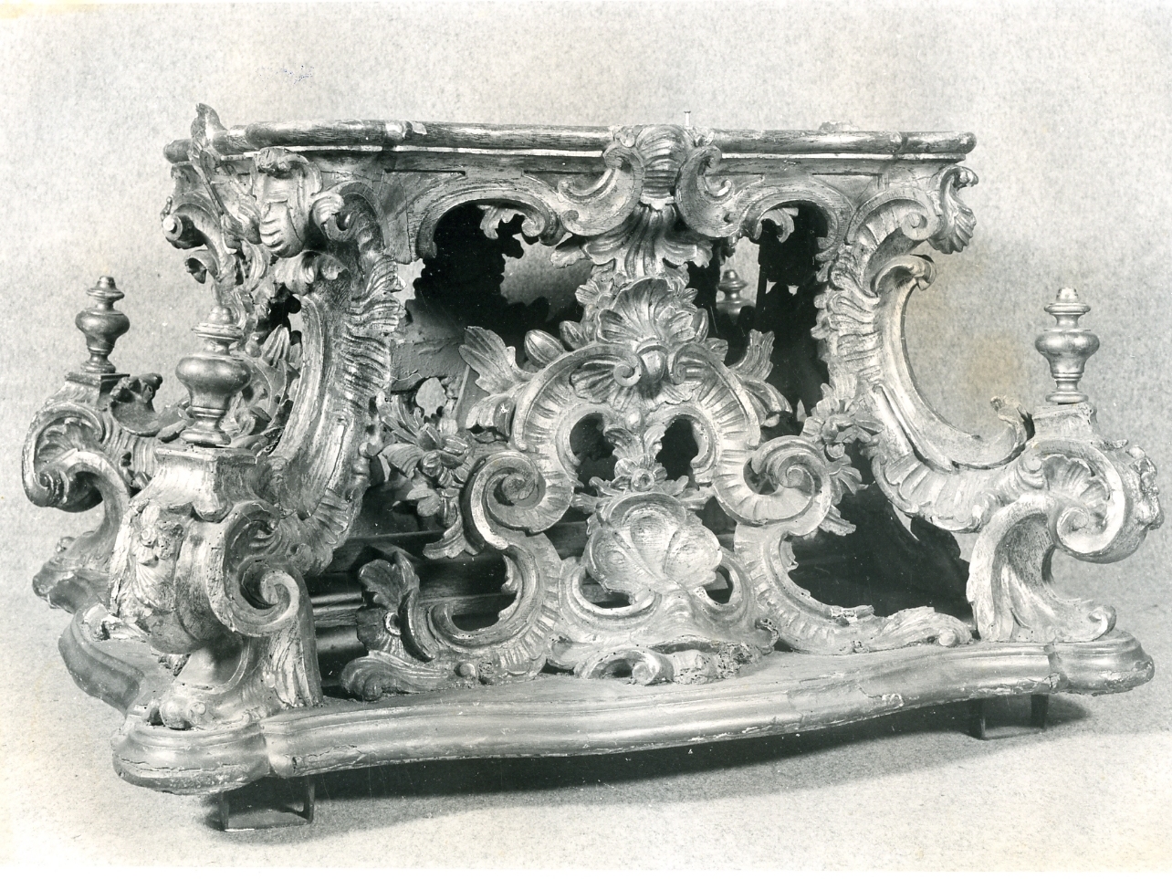 base processionale - bottega napoletana (metà sec. XVIII)