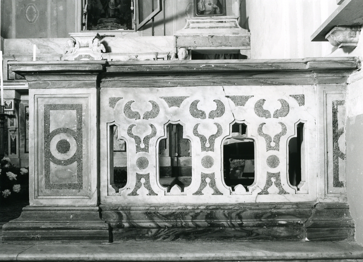 balaustrata - bottega napoletana (prima metà sec. XIX)