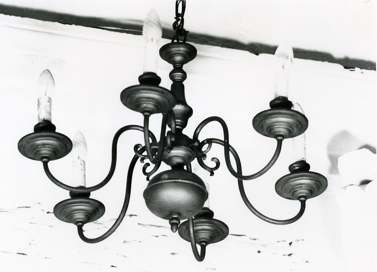 lampadario - a bracci - bottega napoletana (seconda metà sec. XIX)