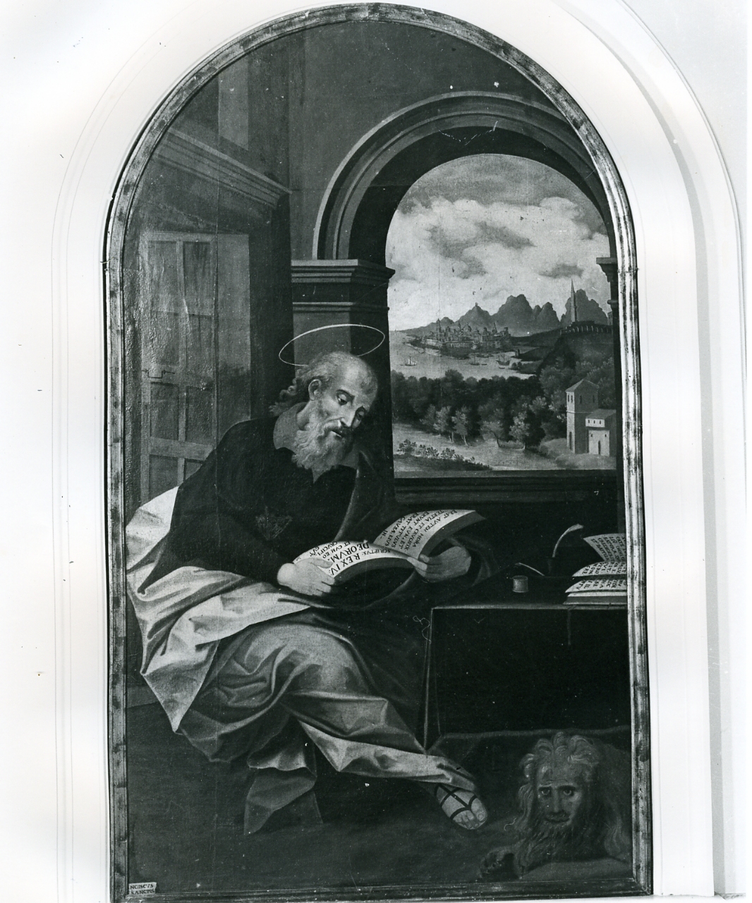 San Marco Evangelista (dipinto) di De Sanctis Francesco (primo quarto sec. XVII)