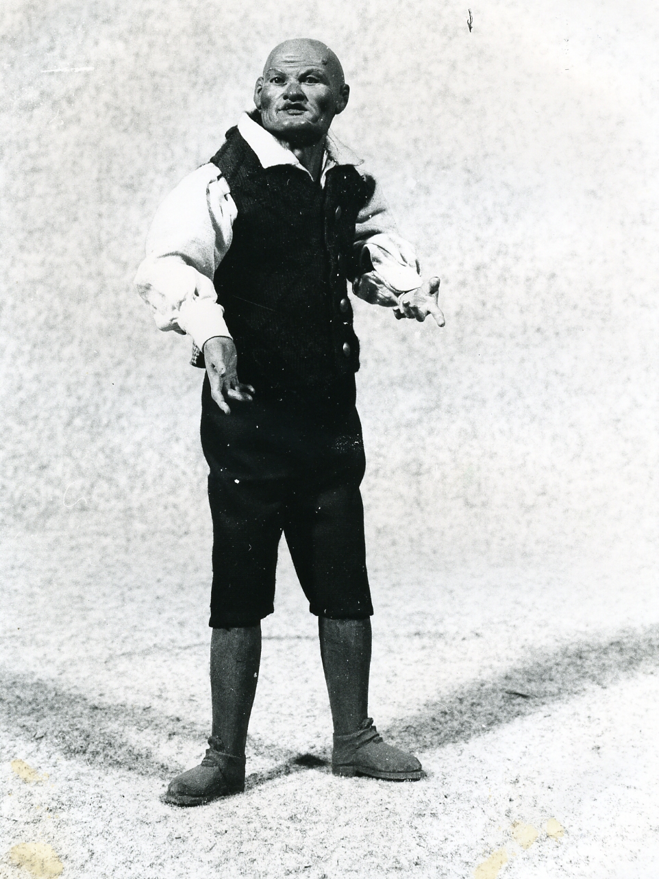 figura maschile (statuetta di presepio) - bottega napoletana (metà sec. XIX)