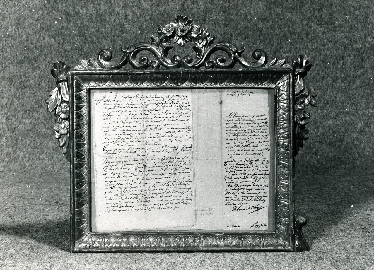 cartagloria - bottega napoletana (metà sec. XVIII)