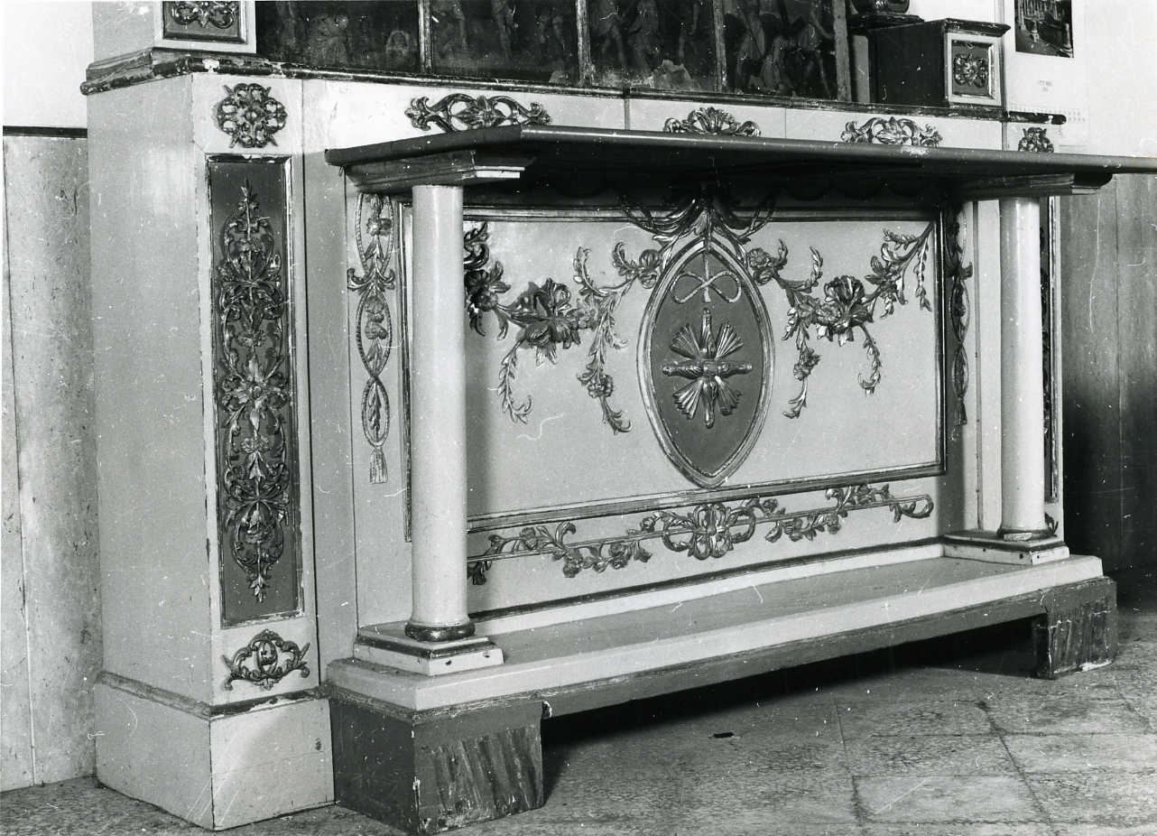 altare - a mensa - bottega napoletana (metà sec. XIX)