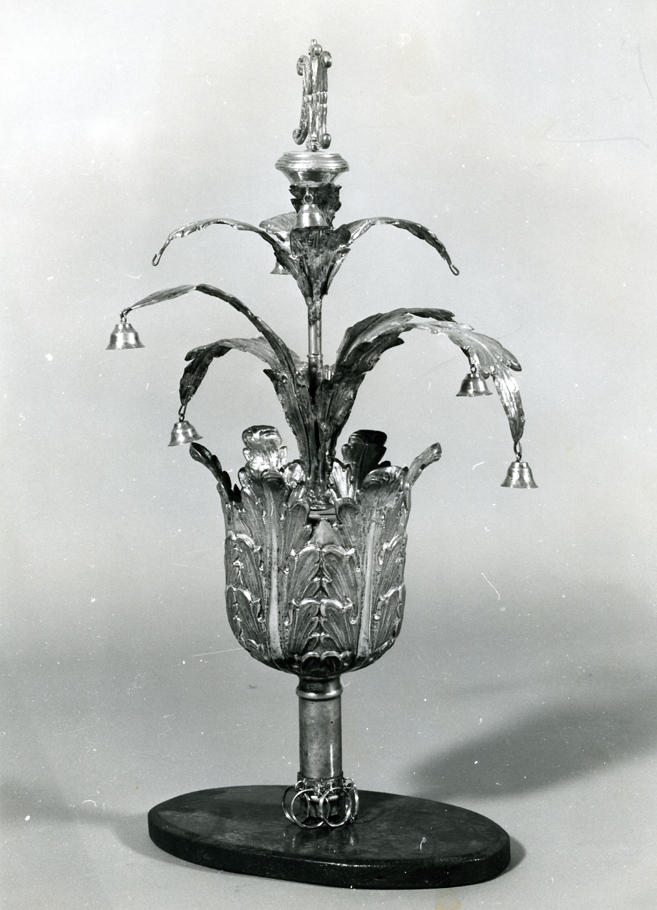 asta di stendardo processionale, frammento - bottega napoletana (prima metà sec. XIX)