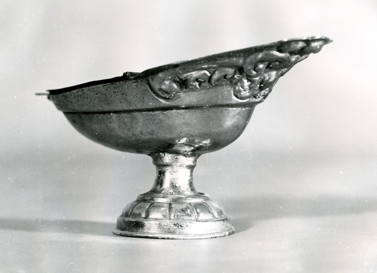 navicella portaincenso - bottega napoletana (metà sec. XIX)