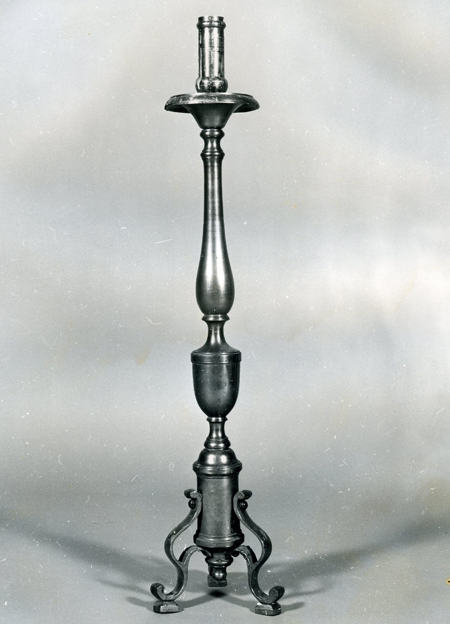 candeliere, serie - bottega napoletana (seconda metà sec. XIX)