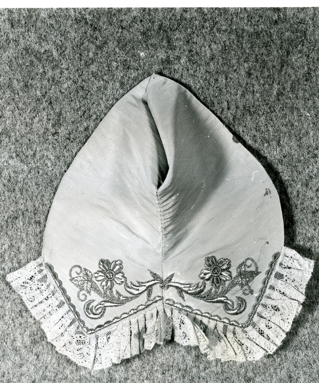 veste da statua, frammento - manifattura napoletana (seconda metà sec. XIX)