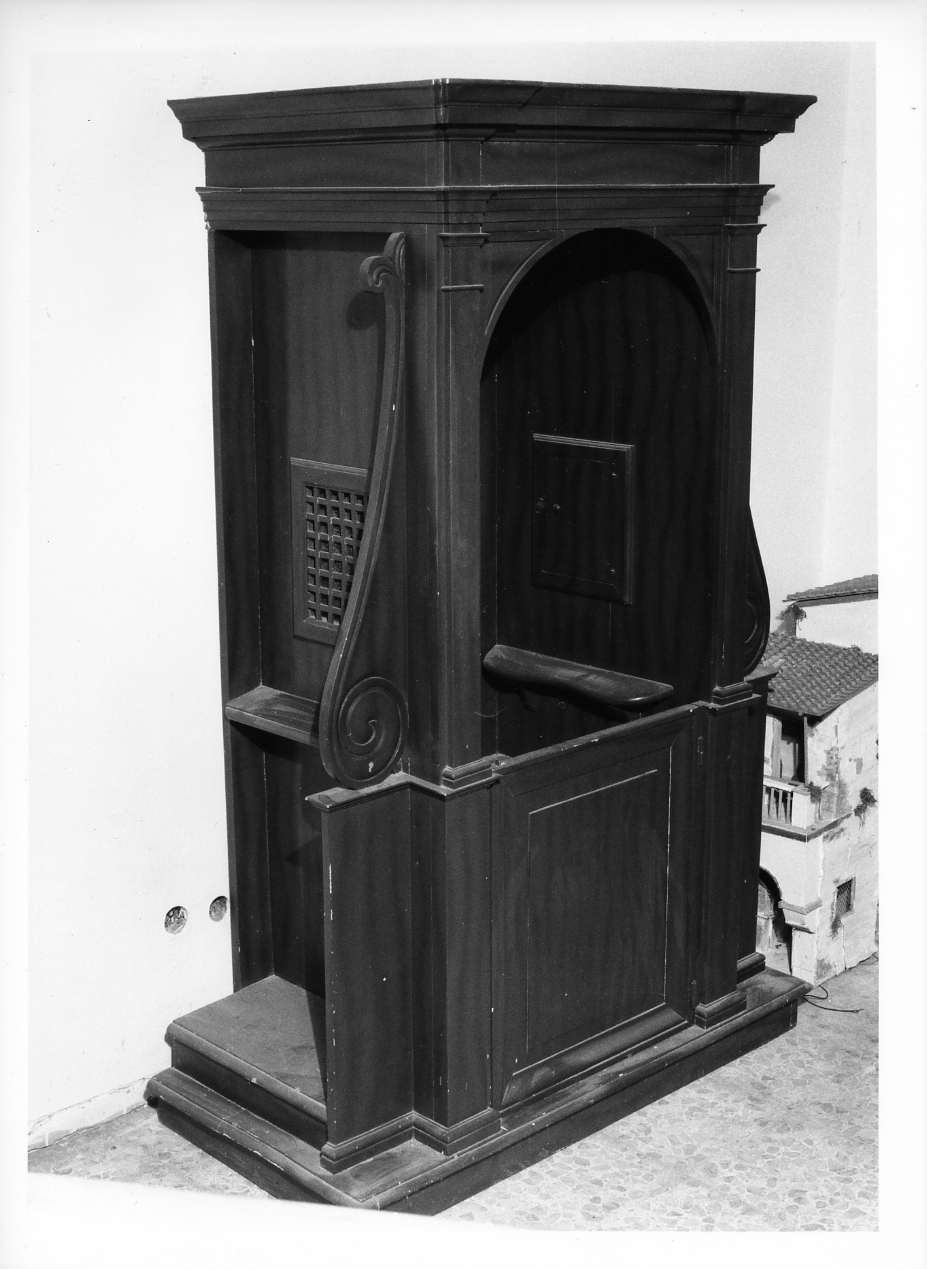 confessionale - bottega campana (seconda metà sec. XIX)