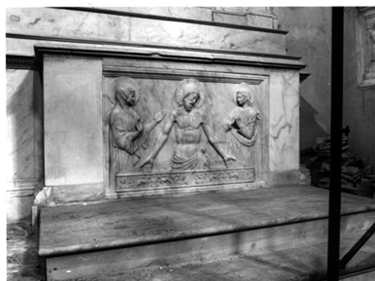 paliotto, elemento d'insieme di Della Pila Jacopo (fine sec. XV)