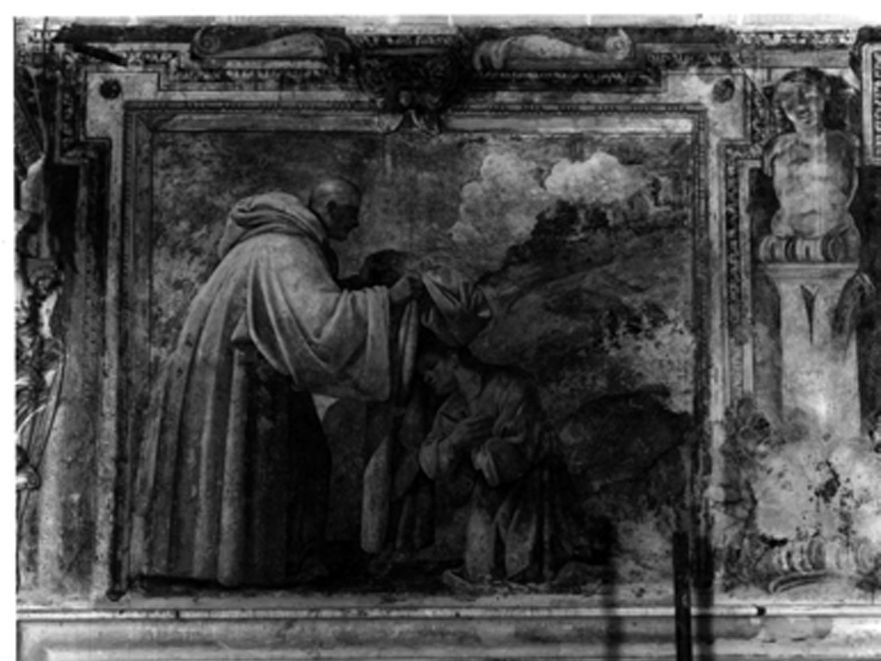 DIPINTO, ELEMENTO D'INSIEME - AMBITO NAPOLETANO (FINE Sec. XVI)