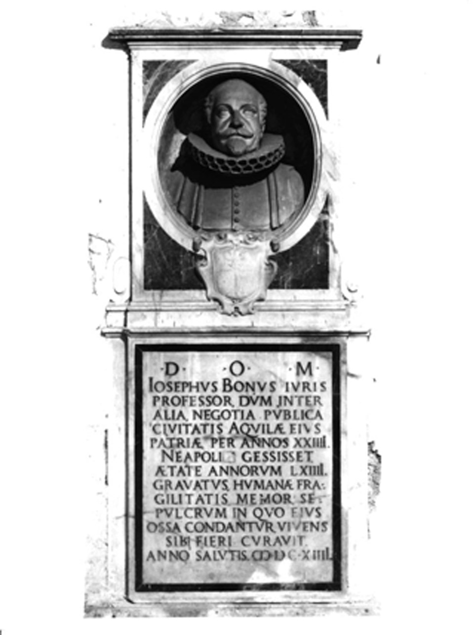 MONUMENTO SEPOLCRALE - AMBITO NAPOLETANO (PRIMO QUARTO sec. XVII)