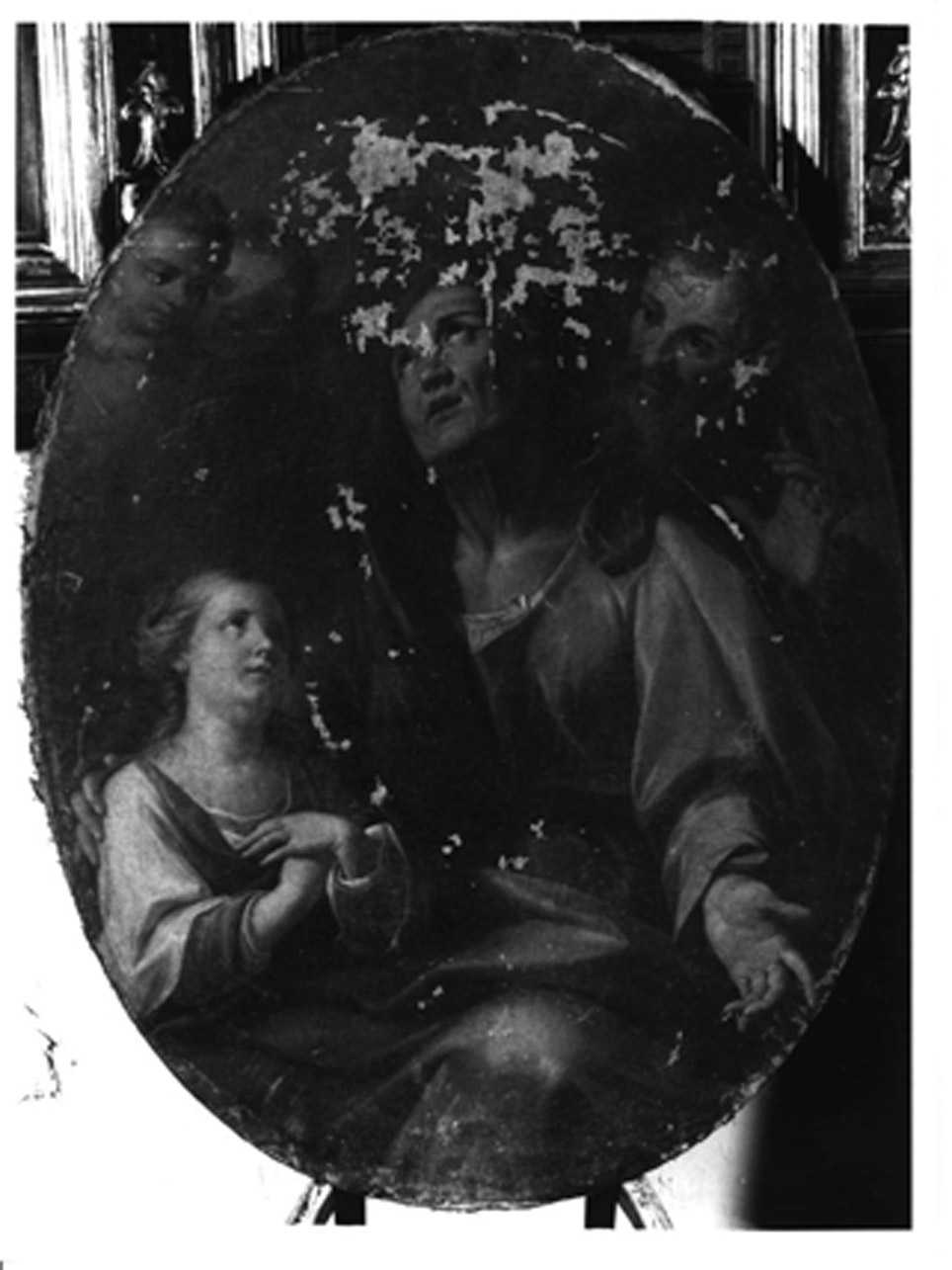 Maria Vergine bambina con Sant'Anna e San Gioacchino (dipinto) - ambito napoletano (fine sec. XVIII)