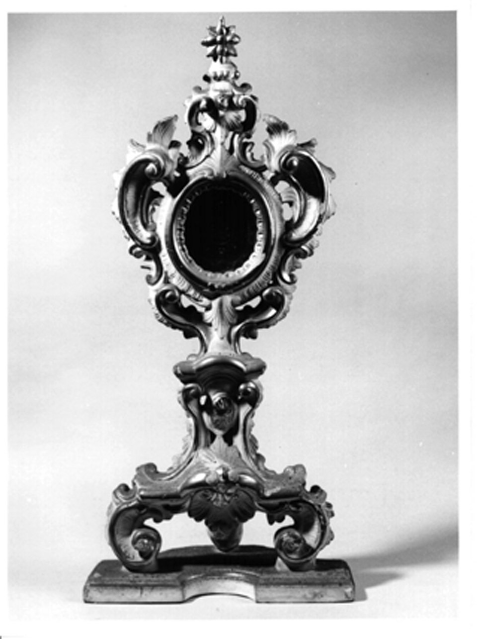 reliquiario - a ostensorio, serie - bottega napoletana (metà sec. XIX)