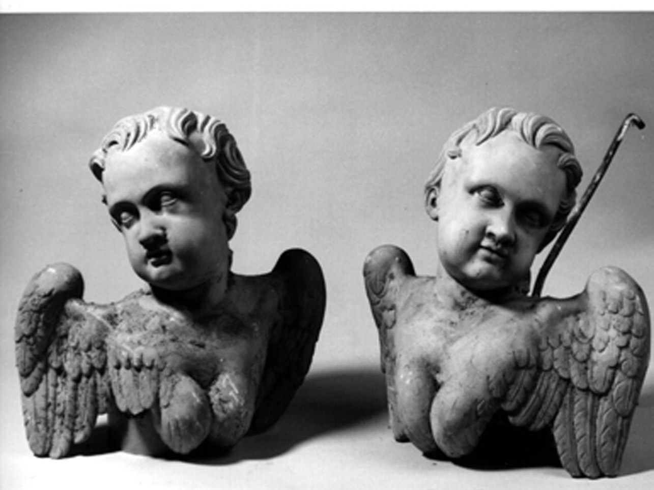 angelo (scultura, frammento) - bottega napoletana (seconda metà sec. XVIII)