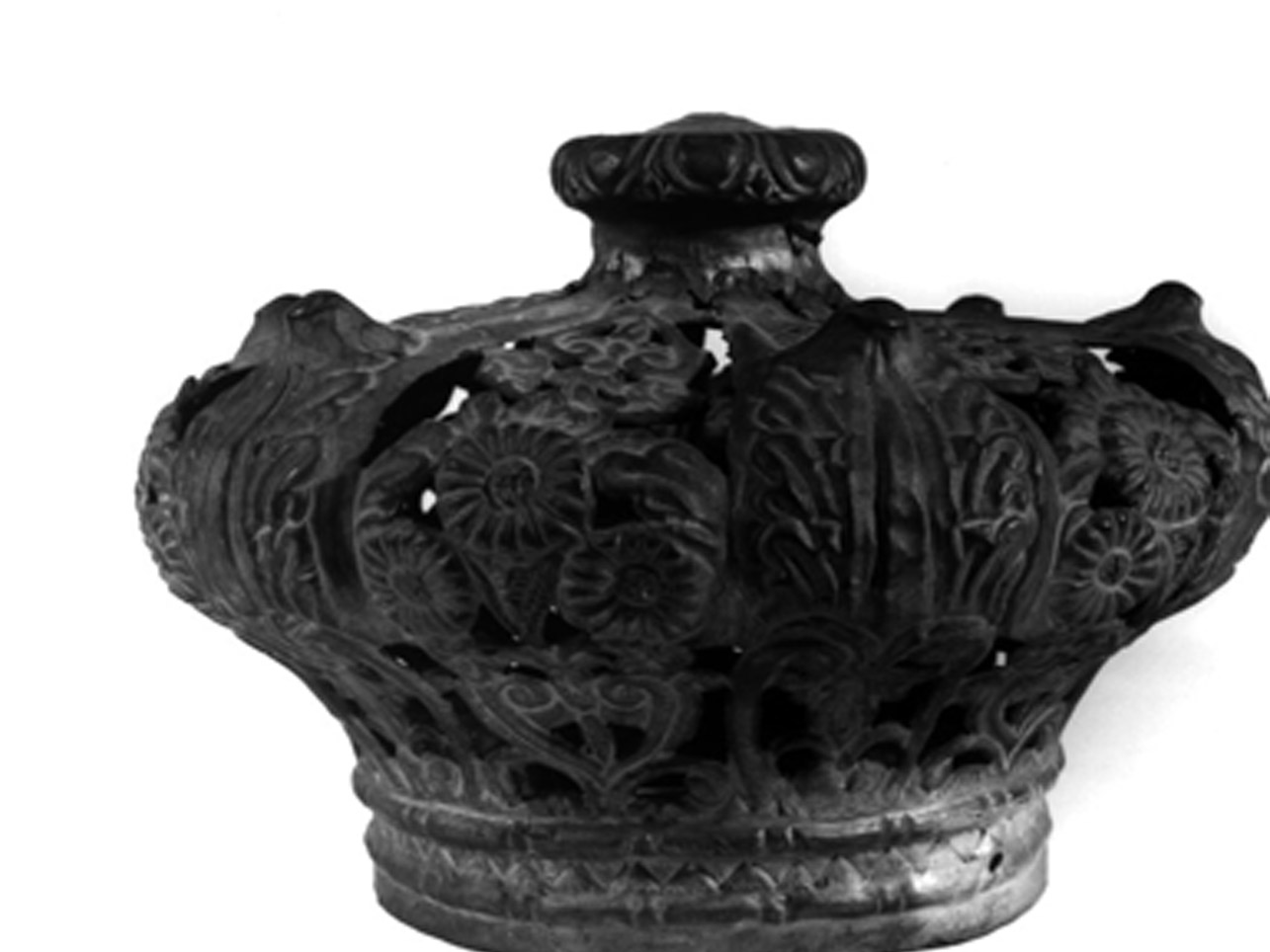 corona da statua - bottega napoletana (seconda metà sec. XIX)