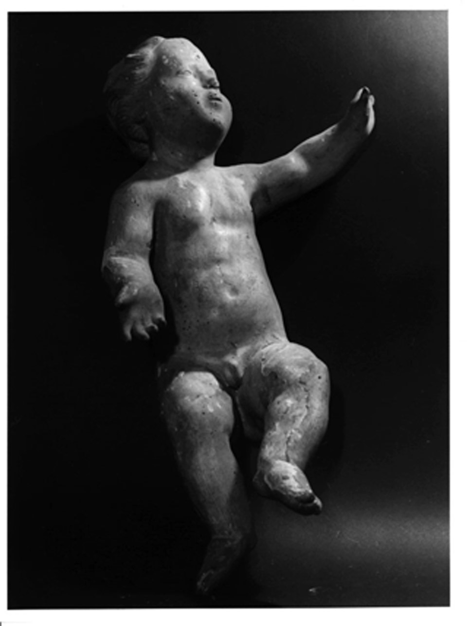 PUTTO (STATUETTA) - manifattura napoletana (Seconda metà sec. XIX)