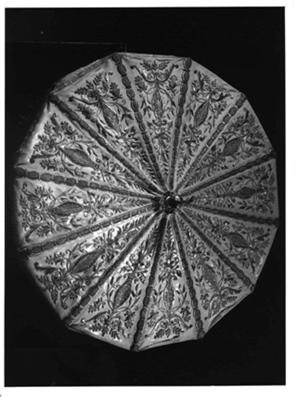 ombrellino processionale - bottega napoletana (prima metà sec. XIX)