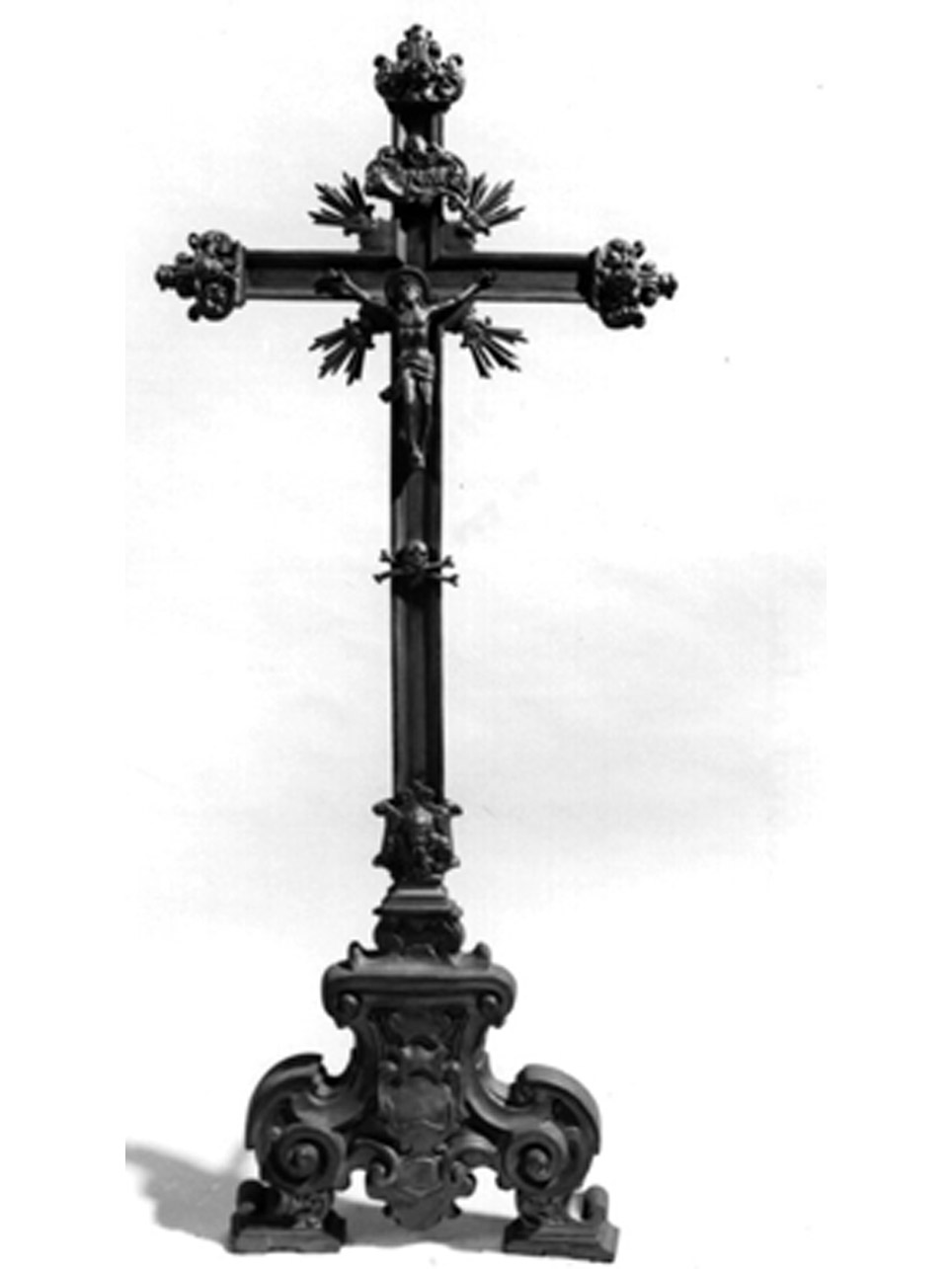 CROCE D'ALTARE - bottega argentiera napoletana (Metà sec. XVIII)