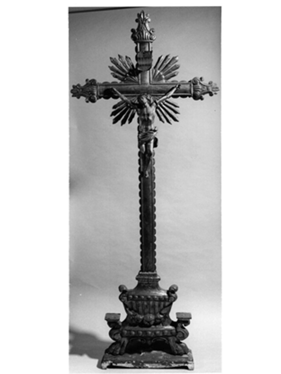 CROCE D'ALTARE - manifattura napoletana (Prima metà sec. XIX)