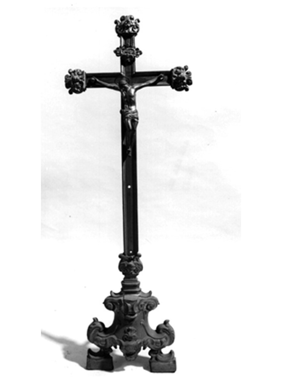 CROCE D'ALTARE - manifattura napoletana (Metà sec. XVIII)