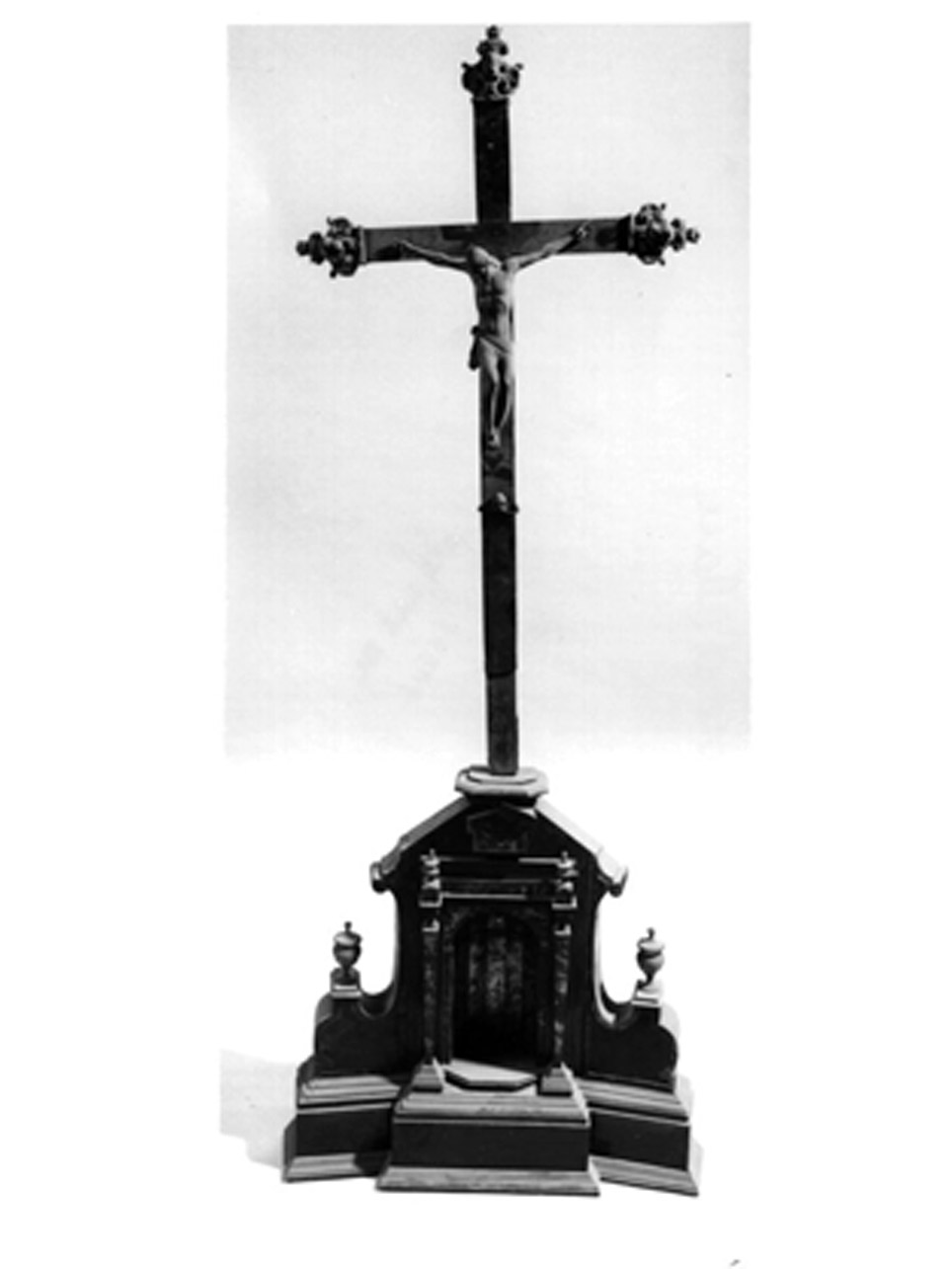 croce d'altare - bottega napoletana (prima metà sec. XVIII)