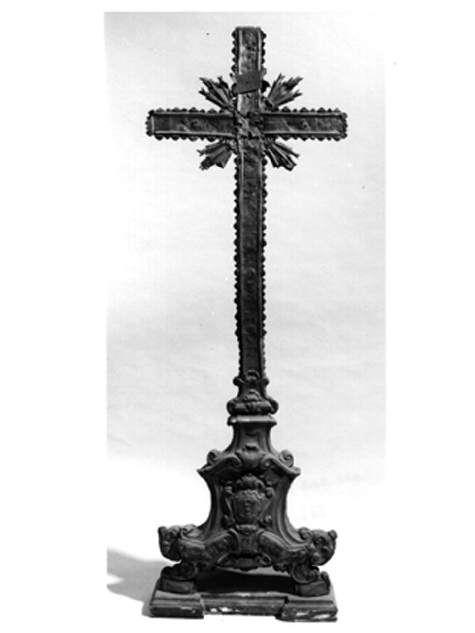 CROCE D'ALTARE - manifattura napoletana (Seconda metà sec. XVIII)