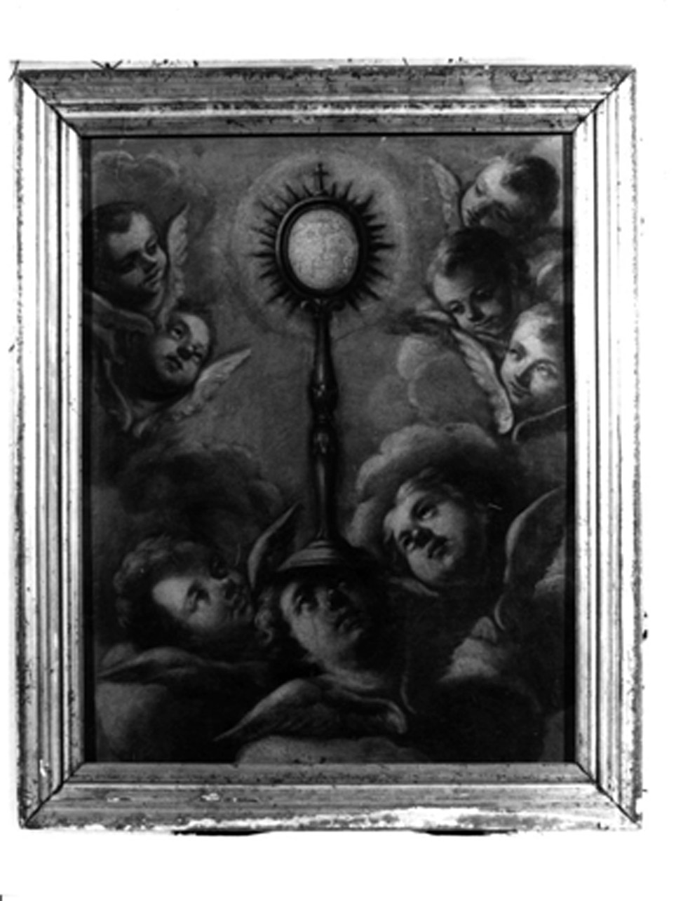 GLORIA DELL'EUCARISTIA (DIPINTO) - AMBITO NAPOLETANO (Seconda metà sec. XVIII)