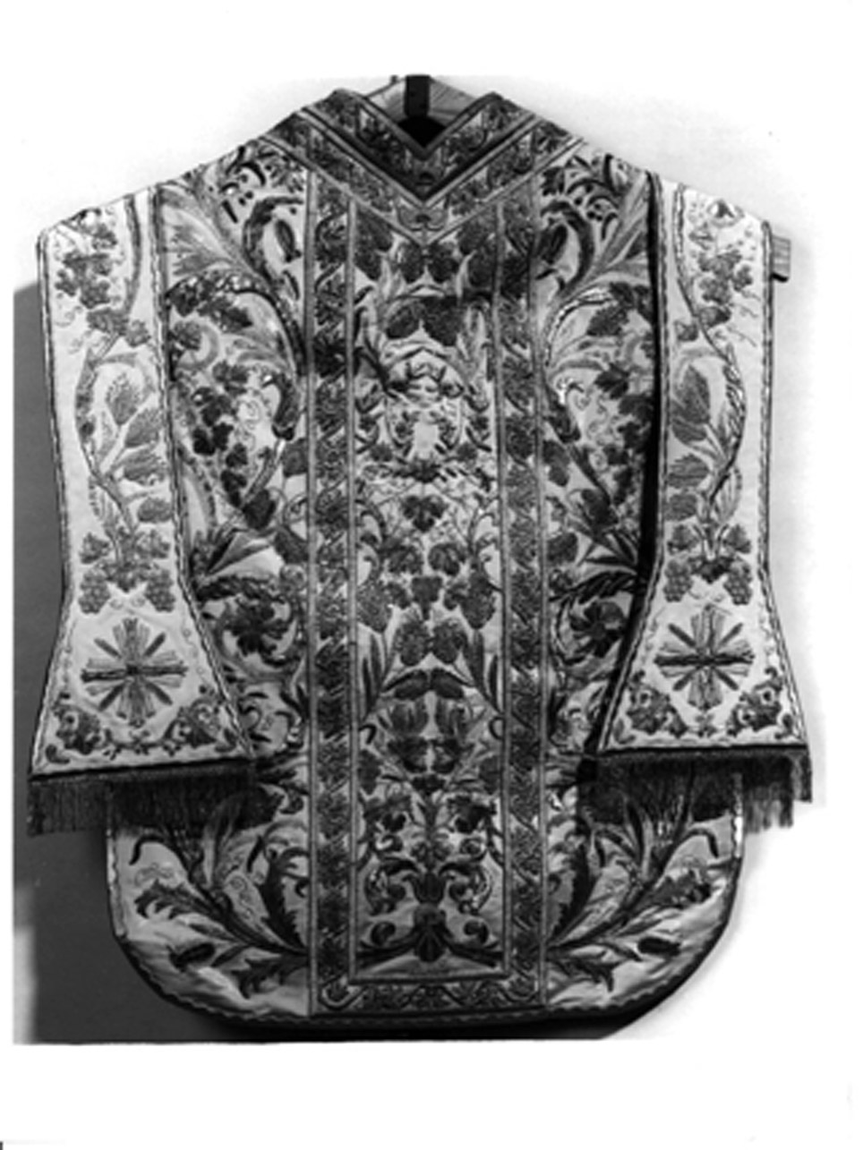 stola, elemento d'insieme - manifattura napoletana (prima metà sec. XIX)