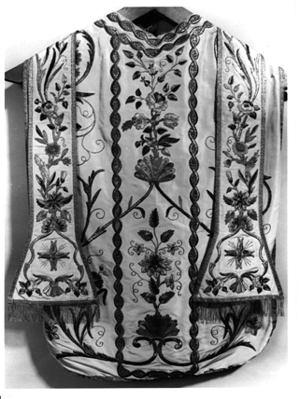 stola, elemento d'insieme - manifattura napoletana (metà sec. XIX)